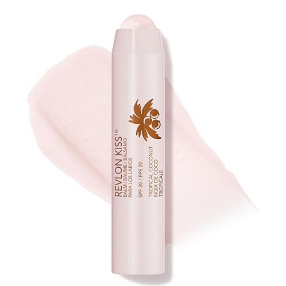 New Revlon Lip Balm Kiss Tinted Lip Balm Lasting Hydration (Tropical Coconut) - Picture 2 of 3